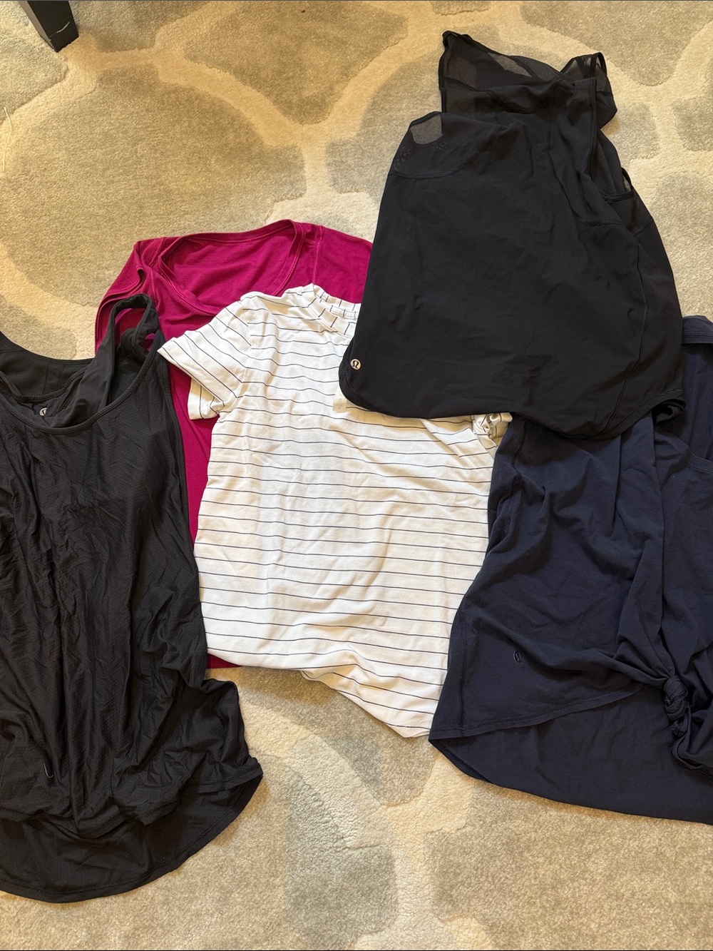Lot of Lululemon active tops! VGUC, small , great price of $55 for the lot of 5